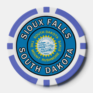 Sioux Falls South Dakota Poker Chips
