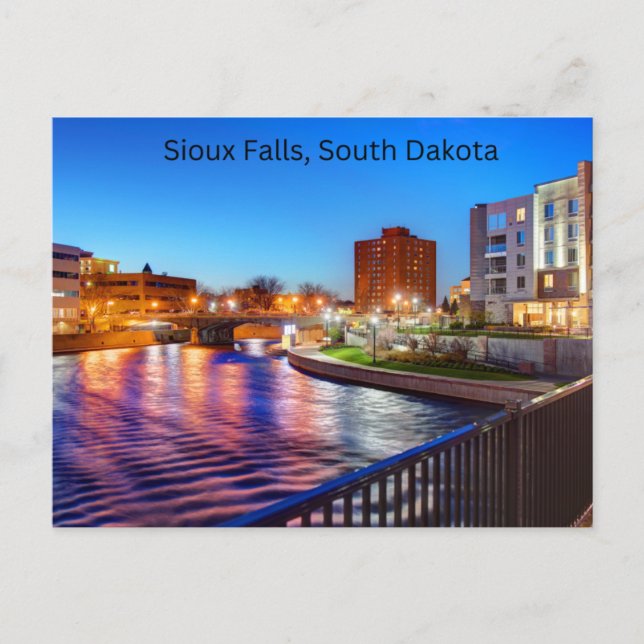 Sioux Falls, South Dakota Postcard (Front)