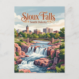 Sioux Falls South Dakota Postcard