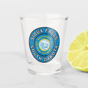 Sioux Falls South Dakota Shot Glass
