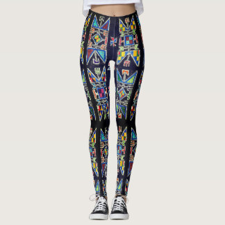 Sioux geometric design leggings