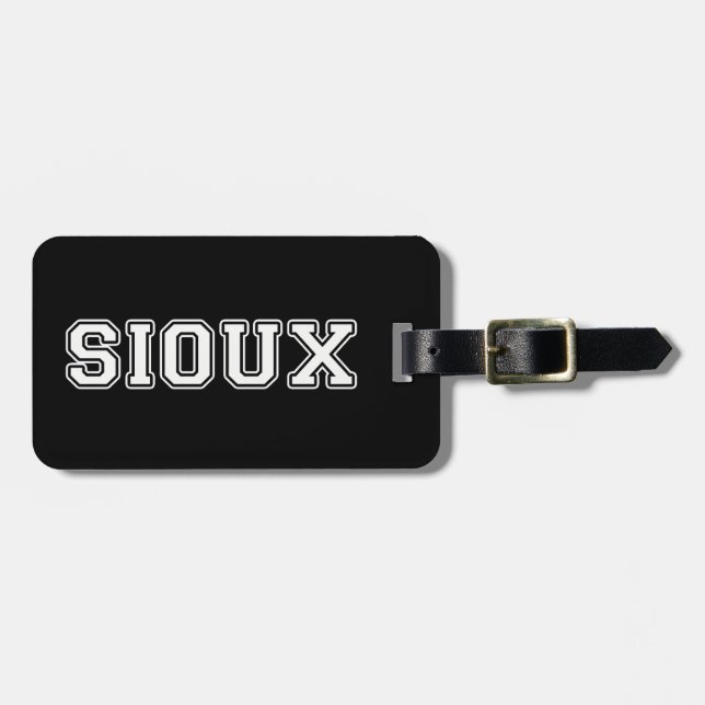 Sioux Luggage Tag (Front Horizontal)