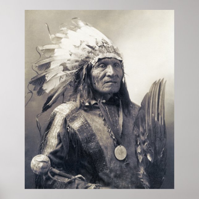SIOUX NATION CHIEF HE DOG  c. 1900 Poster (Front)
