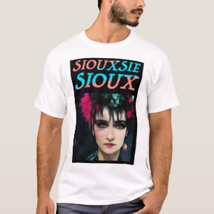 Siouxsie Sioux and the Banshees painted T-Shirt
