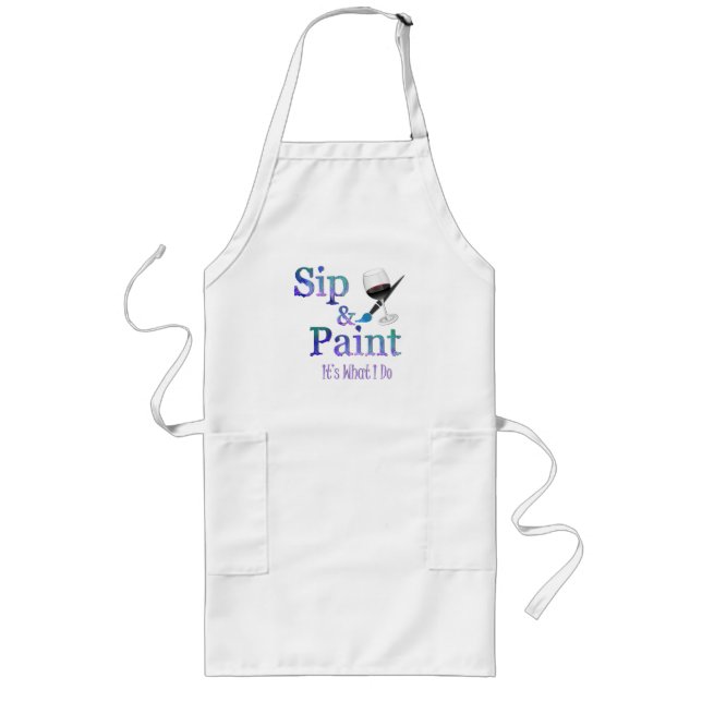 Sip and Paint Apron (Front)