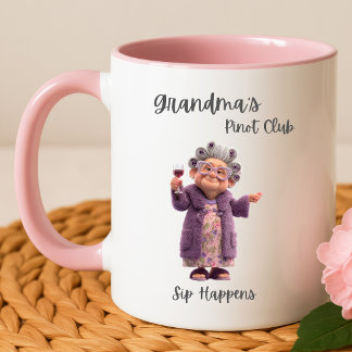 Sip Happens Coffee Mug – Grandma’s Pinot Club