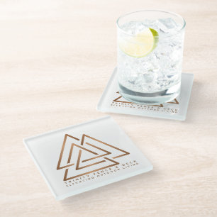 Sip Happens! Glass Coaster