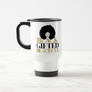 Sip in Style – Celebrate Black Gifted and Beautifu Travel Mug