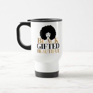 Sip in Style – Celebrate Black Gifted and Beautifu Travel Mug