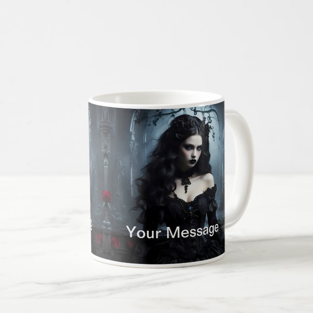 Sip of Shadows Coffee Mug (Front Right)