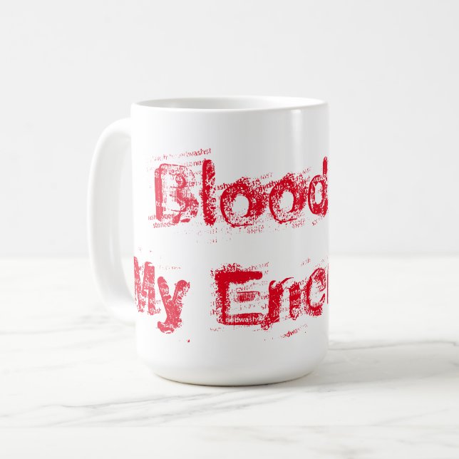 Sip of Vengeance Coffee Mug (Front Left)