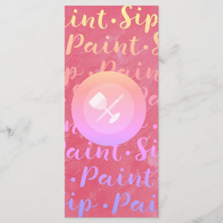 Sip & Paint Menu
