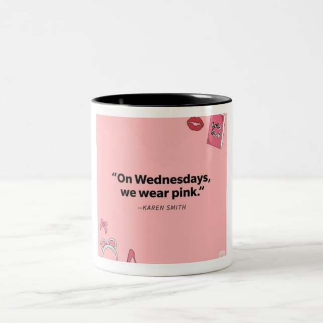 "Sip Sass, Stay Busy Being Iconic.” Two-Tone Coffee Mug (Center)