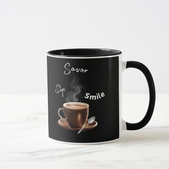 Sip Savour Smile Mug (Right)
