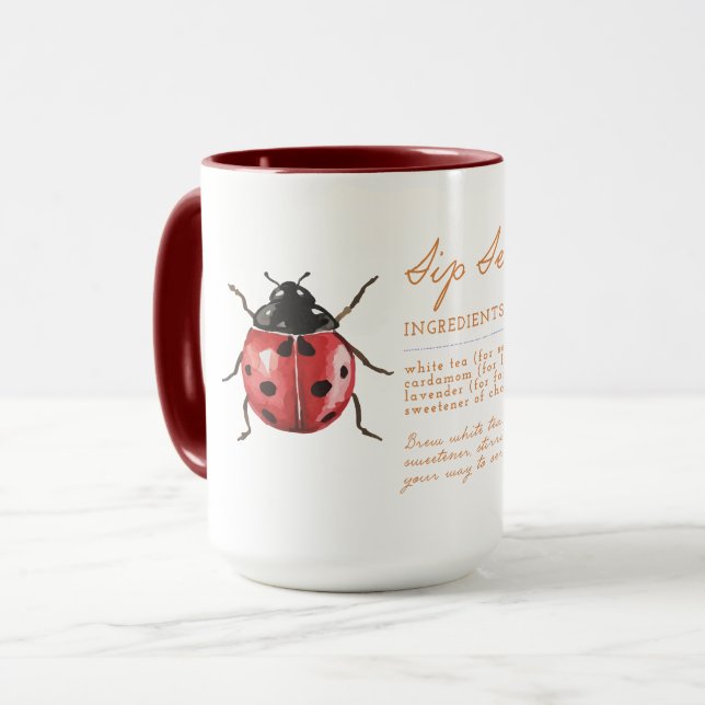 "Sip Serendipity" Mug (Front Left)