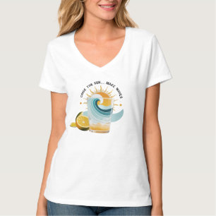 Sip & Shine – Sun, Citrus & Ocean Vibes T-Shirt
