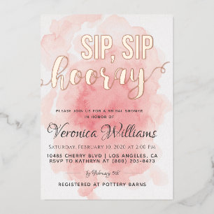 Sip Sip Hooray Bridal Shower
