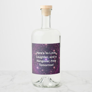 "Sip, Sip, Hooray! Last Tequila Sip Liquor Bottle Label