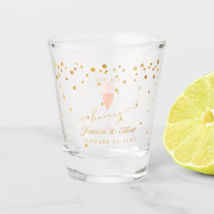 Sip Sip Hooray Shower or Engagement  Shot Glass