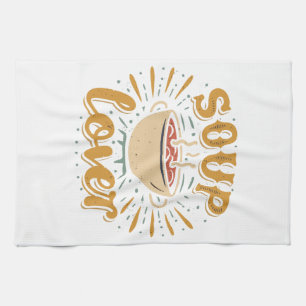 Sip, Slurp, Smile: Soup Lover's Gift Extravaganza Tea Towel