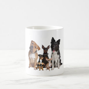 Sip, Smile, Repeat – Cute Dog Sticker Mug for Anim
