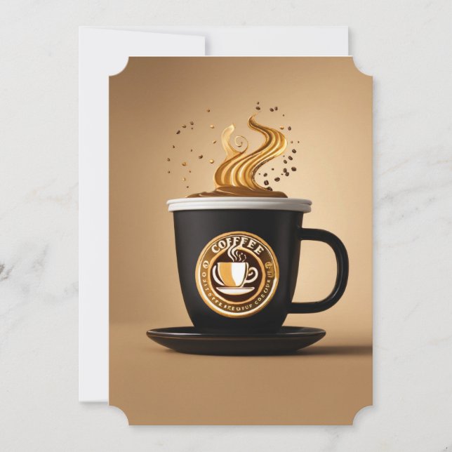 Sip & Sync: A Whimsical Coffee and Tech Gathering Invitation (Front)