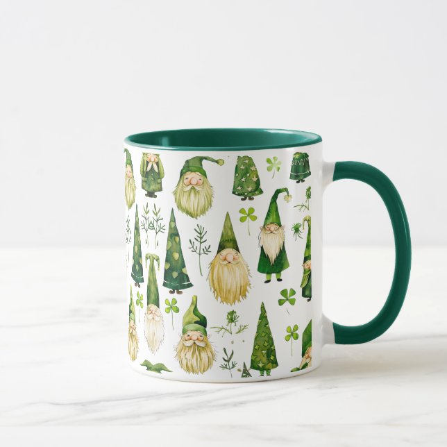 "Sip the Irish Charm with St. Patrick’s Gnomes!" Mug (Right)