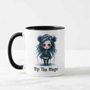 Sip the Magic Gothic Girl Halloween Mug