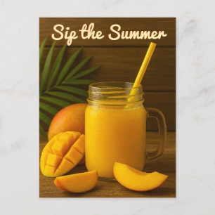 Sip the Summer – Mango Juice Postcard
