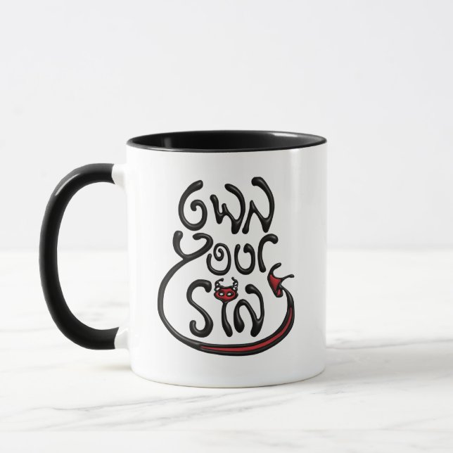 Sip your Sin Sloth mug (Left)