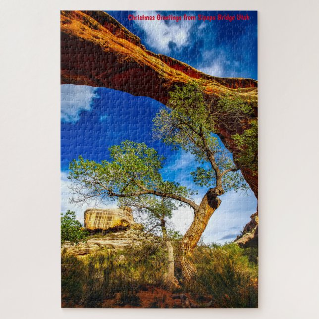 Sipapu Bridge Utah. Jigsaw Puzzle (Vertical)