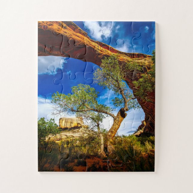 Sipapu Bridge Utah Jigsaw Puzzle (Vertical)