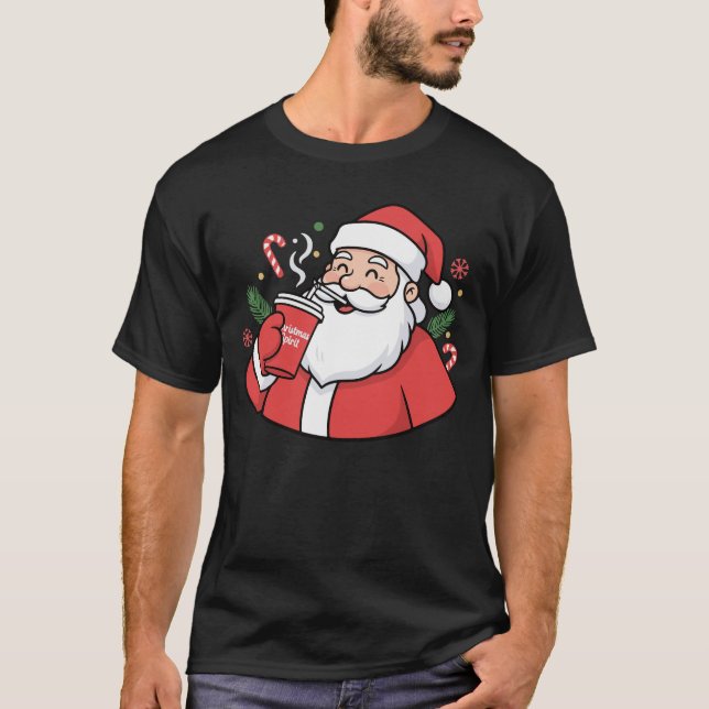 Sippin’ on Christmas Spirit Tee (Front)