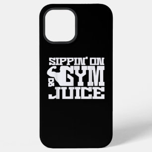 Sippin On Gym- Juice - Mens Workout Shirts Funny iPhone 12 Pro Max Case