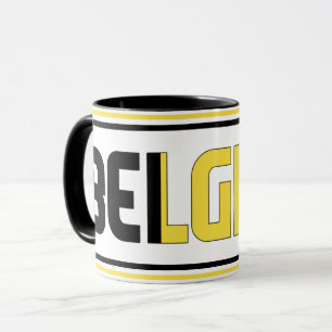 Sippin' with Belgium Patriotic Coffee Mug