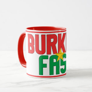 Sippin' with Burkina Faso Patriotic Coffee Mug