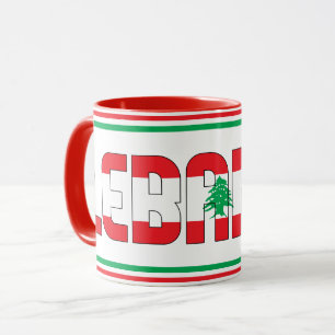 Sippin' with Lebanon Patriotic Coffee Mug