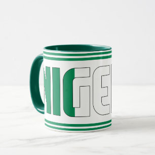 Sippin' with Nigeria Patriotic Coffee Mug