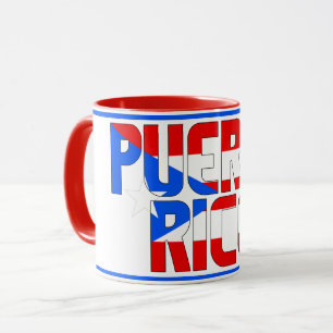 Sippin' with Puerto Rico Patriotic Coffee Mug