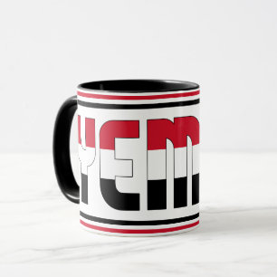 Sippin' with Yemen Patriotic Coffee Mug