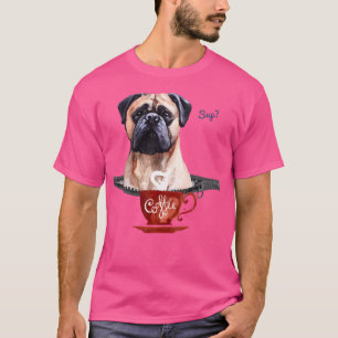 Sipping Coffee With Fawn Boxer T-Shirt