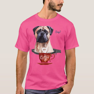 Sipping Coffee With Fawn Boxer T-Shirt