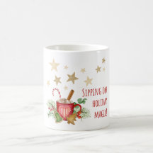 Sipping on Holiday Mug – Cosy Christmas Coffee Mug