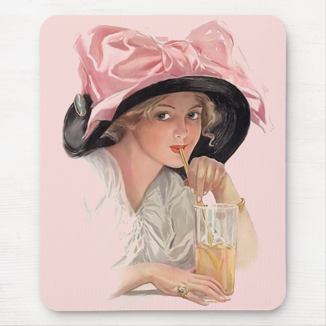 Sipping Soda Mouse Mat (Front)