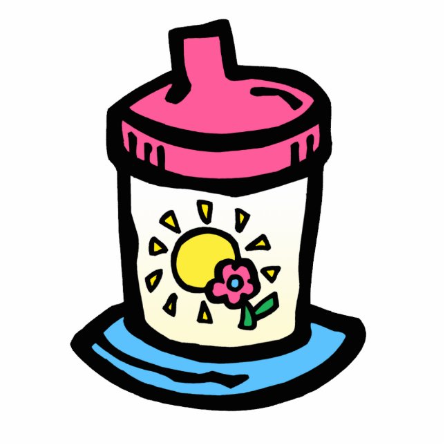 sippy cup standing photo sculpture (Front)