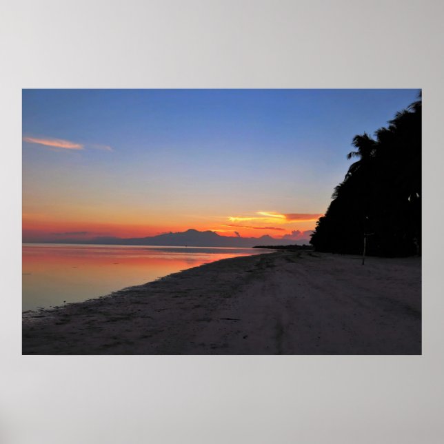 Siquijor Beach Sunset Poster (Front)
