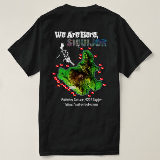 Siquijor Map[Back Print Only] T-Shirt