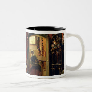 Sir Anthony van Dyck in London, 1837 Two-Tone Coffee Mug