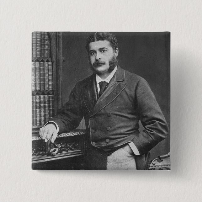Sir Arthur Sullivan 15 Cm Square Badge (Front)