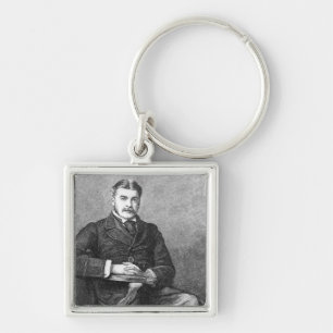 Sir Arthur Sullivan, engraved by C. Carter Key Ring